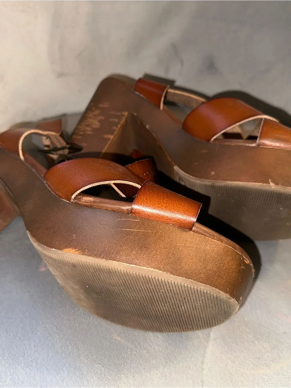 Target Brown Platform Sandal - Women's Chunky Heel